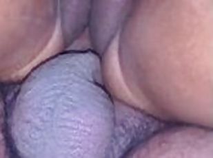 Close up of him making my pussy leak????????