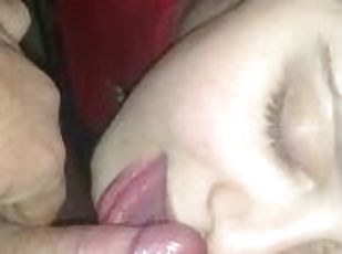 Wife giving me blowjob