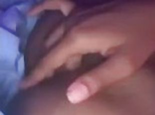 18-year-old teen fingering herself