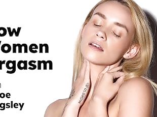 UP CLOSE - How Women Orgasm With Petite Blonde Khloe Kingsley! SOLO FEMALE MASTURBATION! FULL SCENE