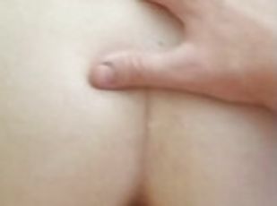 Big Bubble Butt MILF oiled up first ANAL!!
