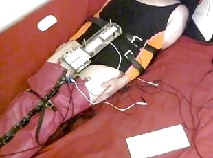 CBT Cock and Ball Crusher Electro Torment for Slutty Sissy