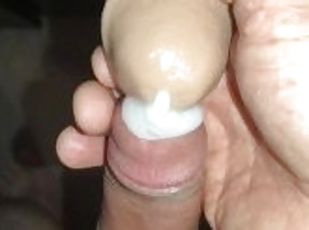Squirting Dildo Ejaculates Fake Semen All Over My Cock, Balls & Ass