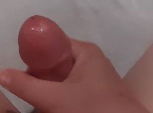 solo cock masterbating with cum at the end!! pulsing cock!