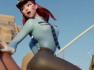 Police Girl Dva Hot Ass Jerking And Getting Cum In Aquapark  Hottest Overwatch Hentai 4k 60fps
