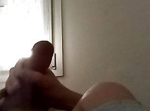 Masturbating daddy showing bare feet #14