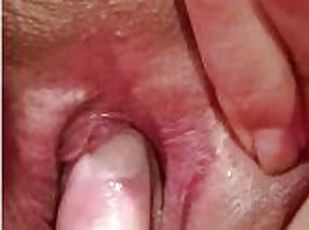 Husband finger fucks wife to orgasm twice,