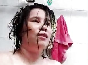 3 of 3 Phan from Vietnam showers and fucks with her husband