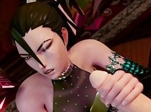 LOL Hentai Kaisa KDA Full Animation Threesome Hard Sex 3D Porn Dark Green Hair Color Edit Smixix
