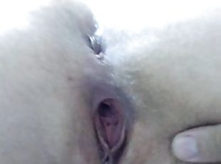 fucked sexwife's juicy pussy and cummed on her big ass